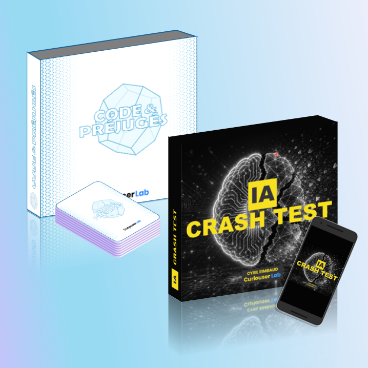 Jeux Code & Préjugés et IA Crash Test de Curiouser Lab