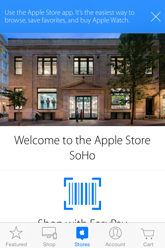 Apple store app